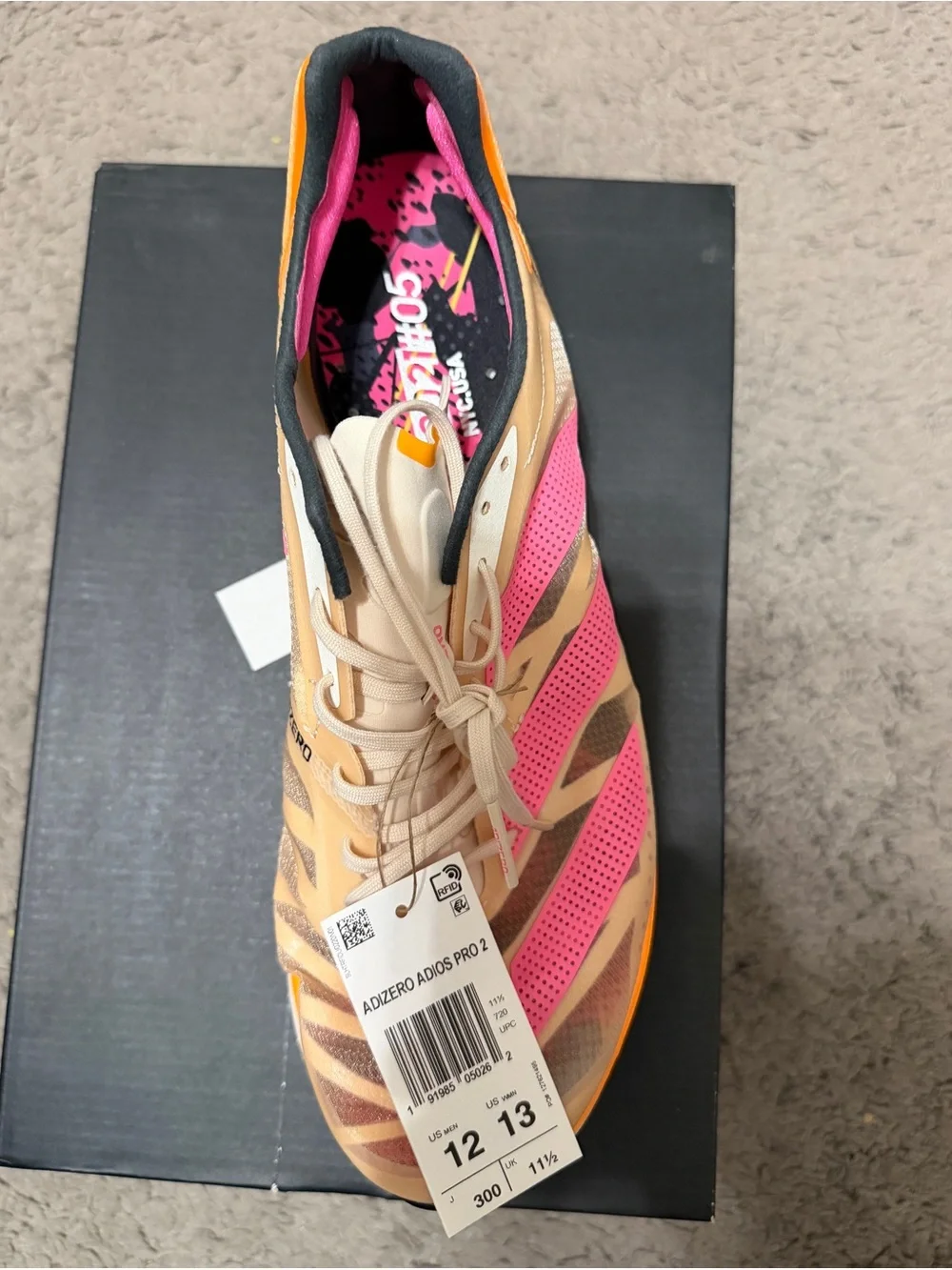 adidas Adizero Adios Pro 2 size 12 men NYC 2021 Deadstock!!